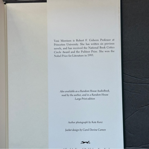 Paradise by Toni Morrison | Historical Fiction | Hardcover Book - Picture 4 of 10